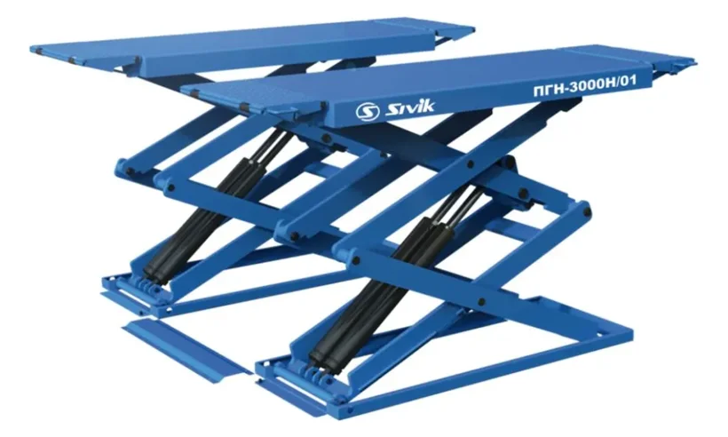 Ножничный электрогидравлический напольный подъемник ПГН-3000/Н-01 фото