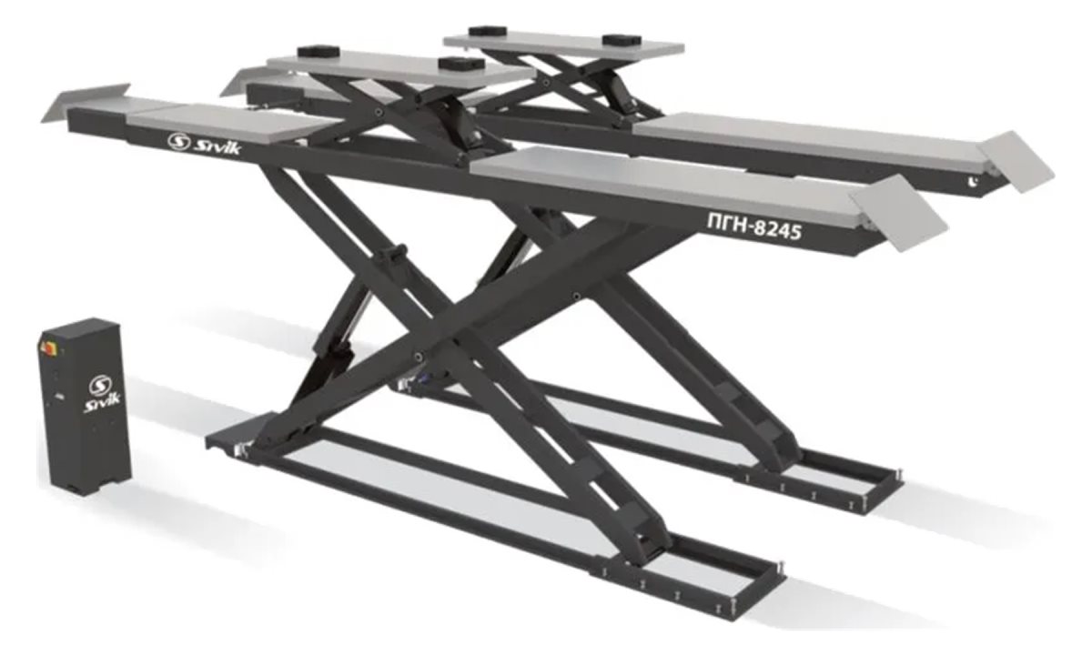  Ножничный электрогидравлический подъемник ПГН-8245 с люфт-детектором (0)