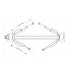  Подъемник 2-х стоечный, электрогидравлический TST40E мни (3)
