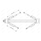 Подъемник 2-х стоечный, электрогидравлический, грузоподъемность 4,0 т мни (5)