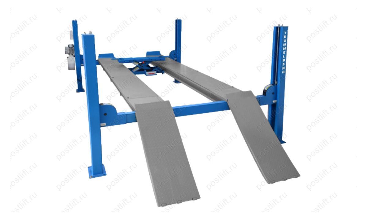  Подъемник  4-х стоечный электрогидравлический TST440CWA, с комплектом для развал схождения, г/п 4 т (0)