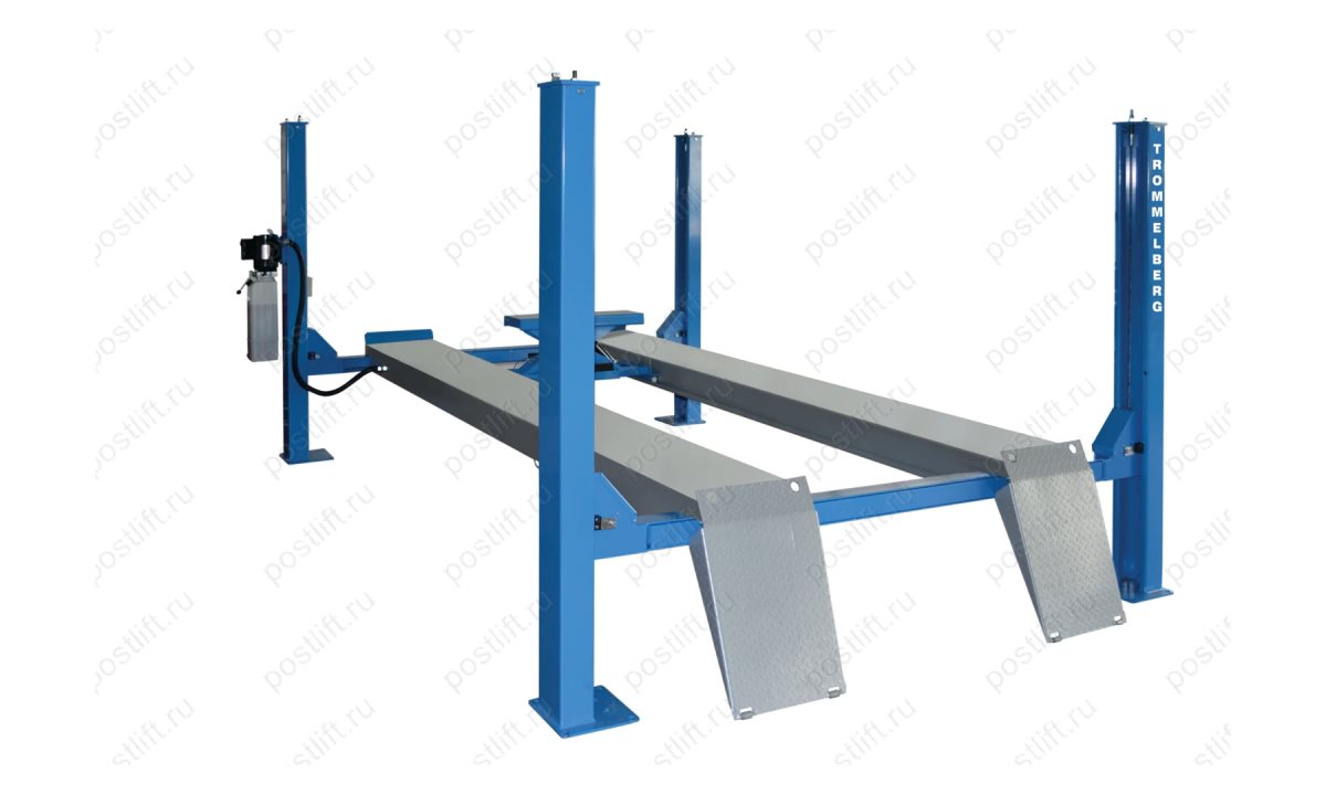  Подъемник  4-х стоечный электрогидравлический TST455C, г/п 5 т, гладкие платформы (0)