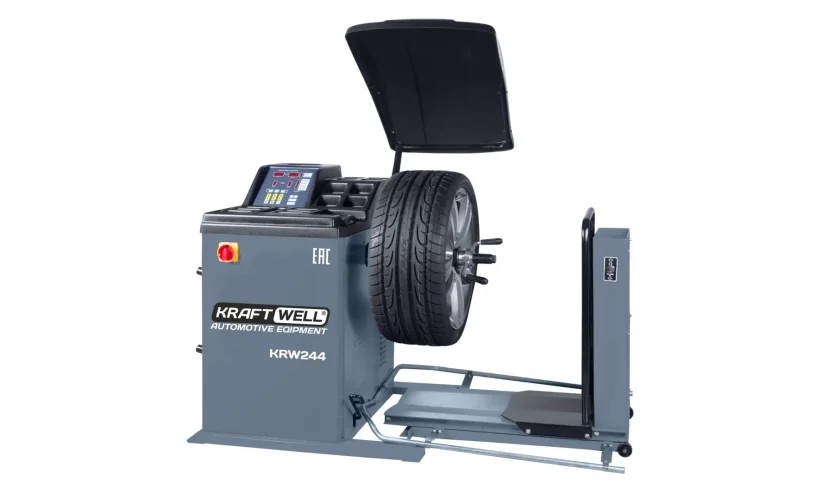 KraftWell KRW244 Балансировочный станок для колес грузовых автомобилей фото