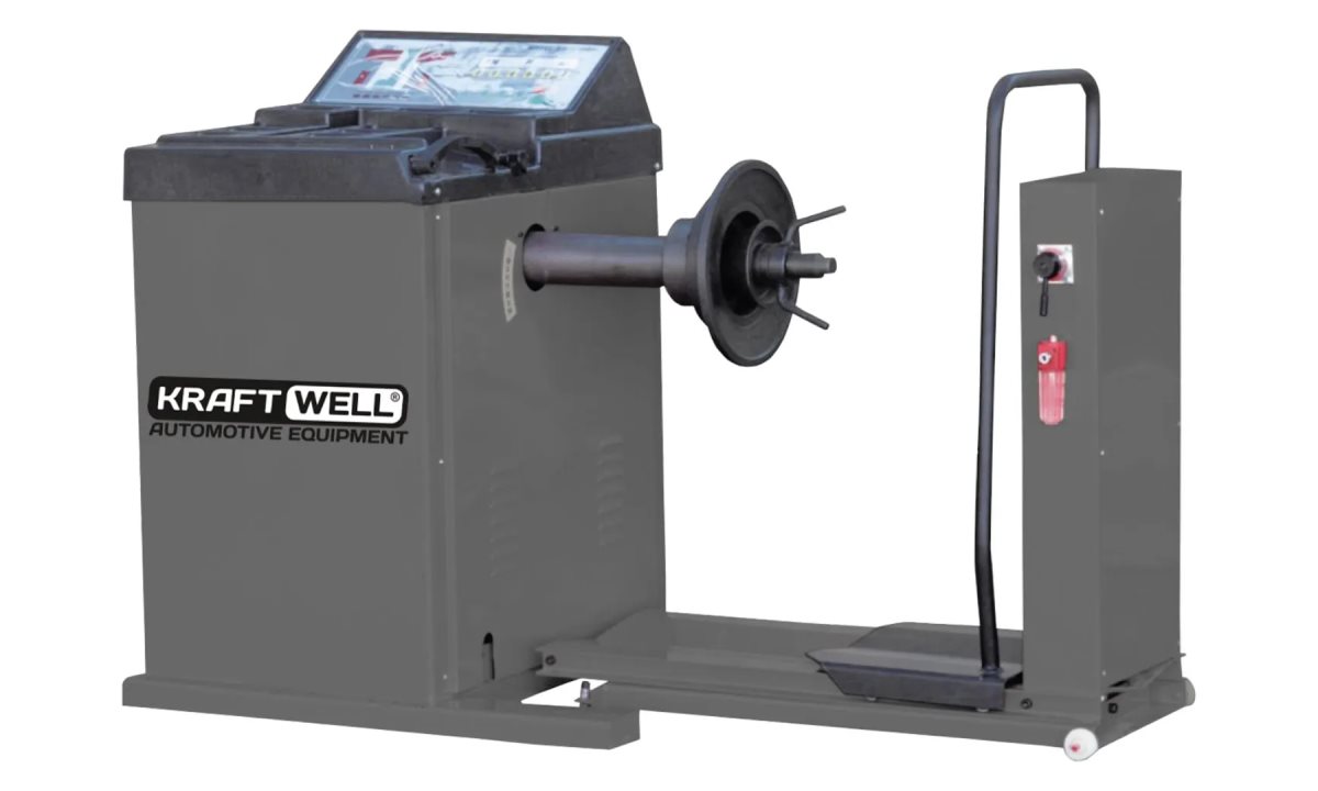  KraftWell KRW244E Балансировочный станок для колес грузовых автомобилей (1)