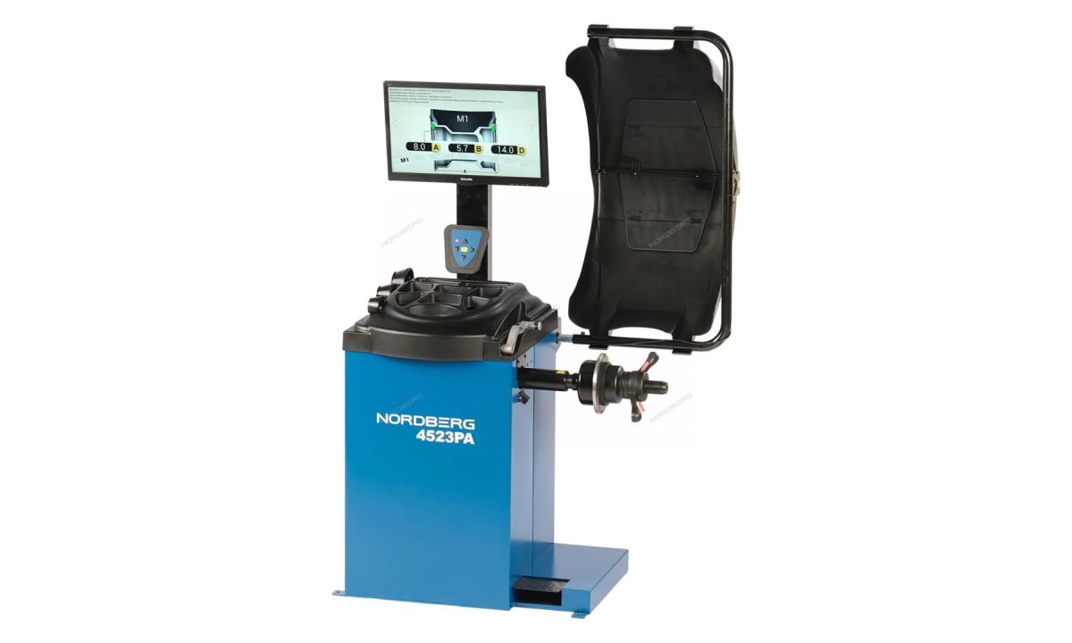  Станок балансировочный автомат с дисплеем NORDBERG 4523PA (0)