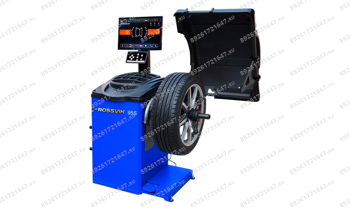  Станок балансировочный ROSSVIK PRO VT-95S, LCD 19