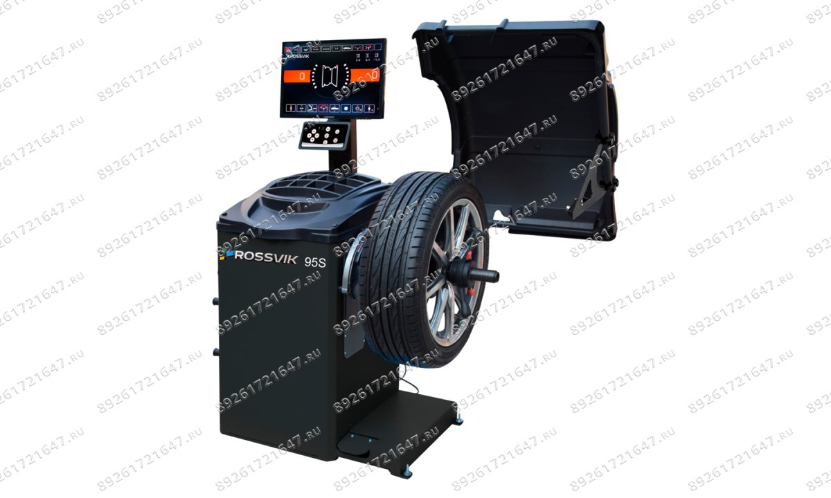  Станок балансировочный ROSSVIK PRO VT-95S, LCD 19