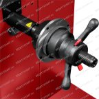  Станок балансировочный ROSSVIK VT-63, 220В (LCD, лазер, эл. линейка, УЗ) RAL3020 КРАСНЫЙ мни (7)