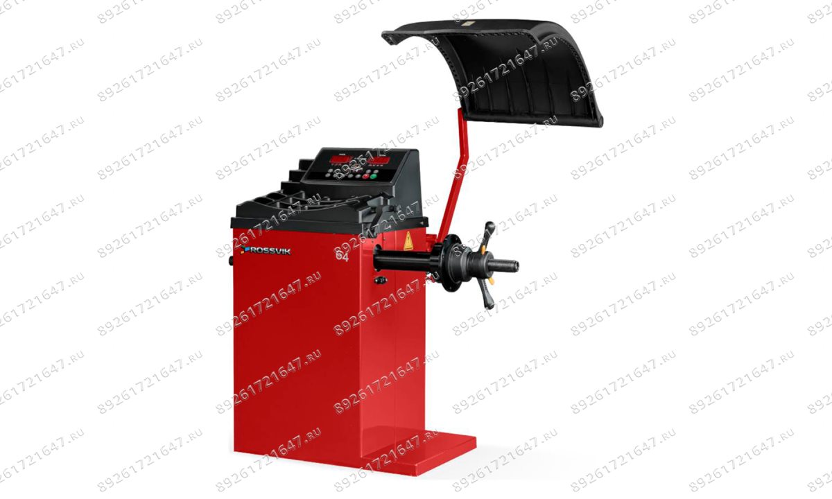  Станок балансировочный ROSSVIK VT-64, 220В, RAL3020 КРАСНЫЙ (1)