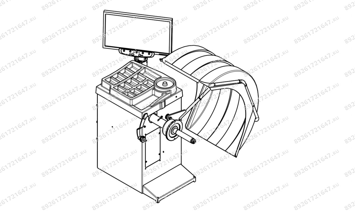 Балансировочный станок ALPHA LUXE СБМП-40 Л (2022) (0)