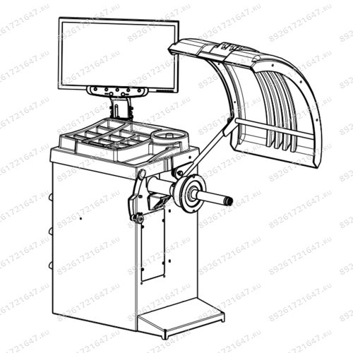 Запчасти для: Станок балансировочный СБМП-40 Л (01-08-2022_01-12-2024) (деталировка)
