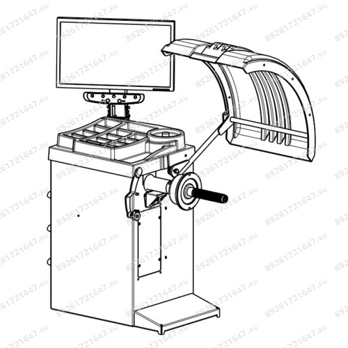 Запчасти для: Станок балансировочный СБМП-40 Л 01-03-2025 (деталировка)