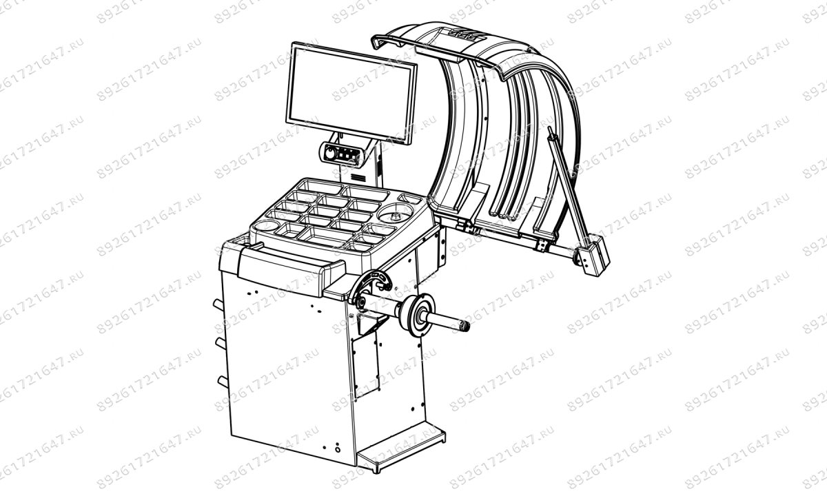  Балансировочный станок Galaxy СБМП60-3D (01-10-2023_01-03-2025) (0)