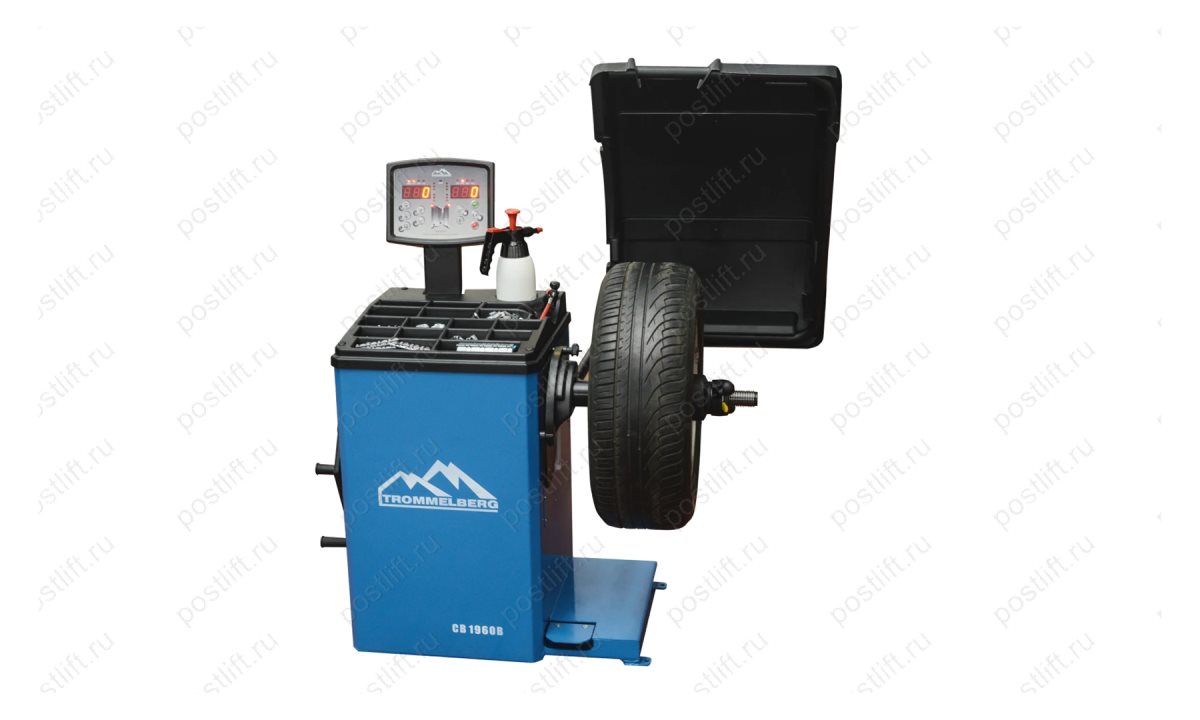  Станок балансировочный с вынос. дисплеем, автомат. ввод 2-х параметров колеса, вес колеса до 70 кг. (1)