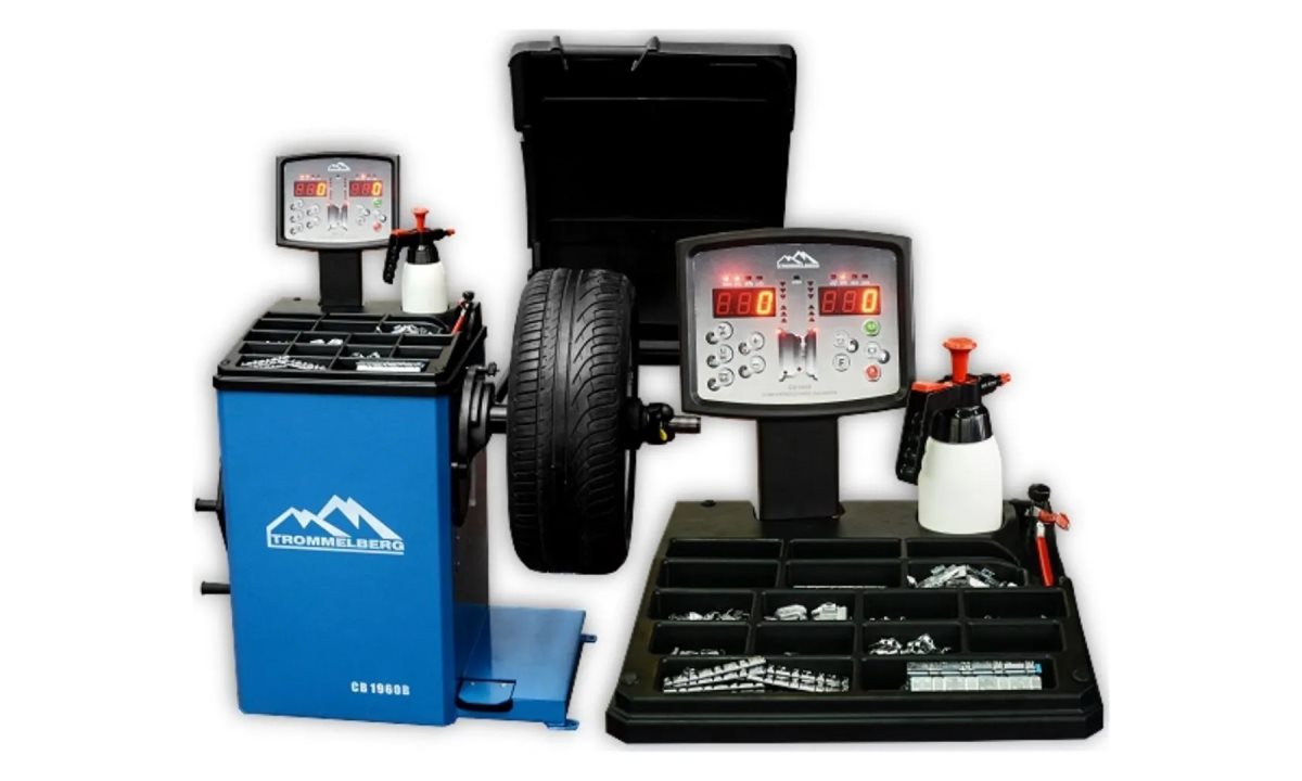  Станок балансировочный с вынос. дисплеем, автомат. ввод 2-х параметров колеса, вес колеса до 70 кг. (0)