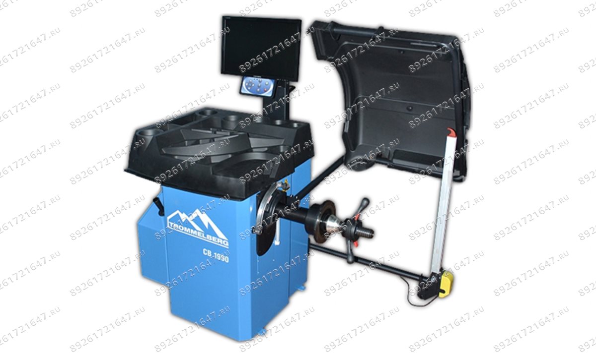  Станок балансировочный, автомат. ввод 2-х параметров колеса, вес колеса до 70 кг. (0)