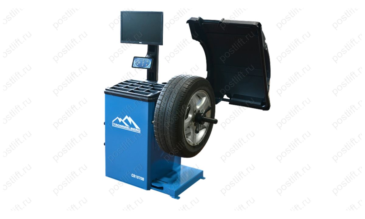  Станок балансировочный с ЖК-дисплеем, автомат. ввод 2-х параметров, для колес до 70 кг (0)