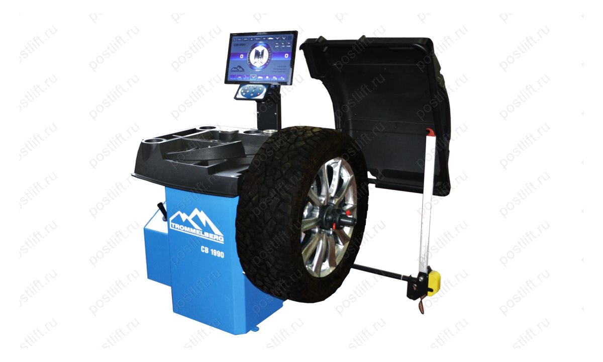  Станок балансировочный  с ЖК-дисплеем, автоматический ввод параметров, для колес до 70 кг (1)