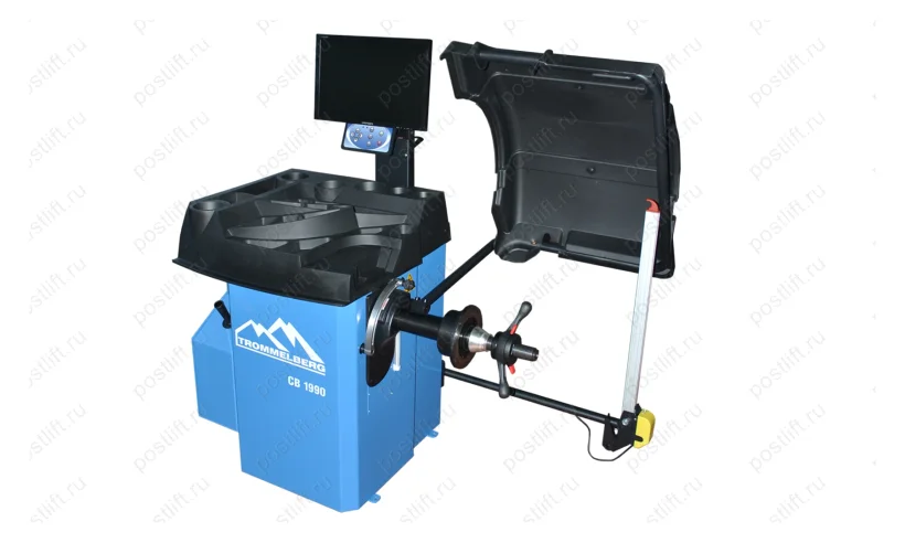 Станок балансировочный  с ЖК-дисплеем, автоматический ввод параметров, для колес до 70 кг фото