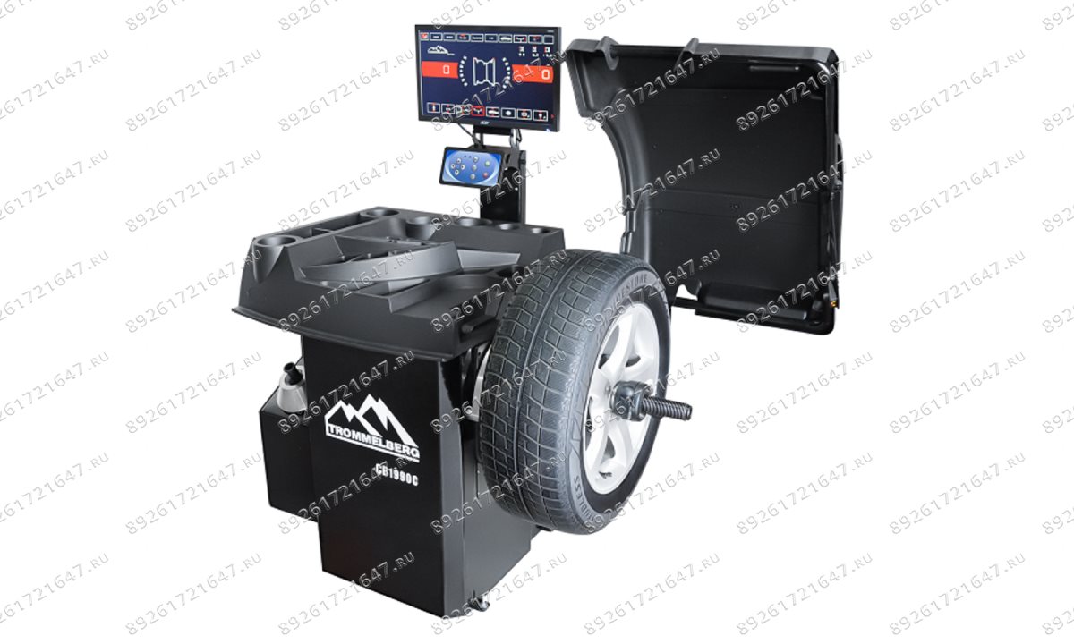  Станок балансировочный  с ЖК-дисплеем, автомат ввод параметров, УЗ датчик, для колес до 70 кг (0)