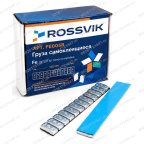  Груза клеевые (Fe) для легковых колес ROSSVIK FE005R, 12*5 г, 115 мм, на бумажной основе (50шт./кор. мни (5)