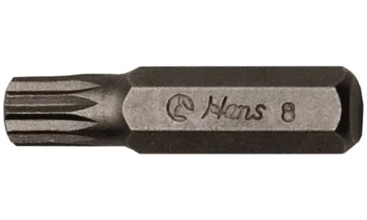 082-4M08 бита двенадцатигранная XZN  короткая на 5/16 8 мм (0)