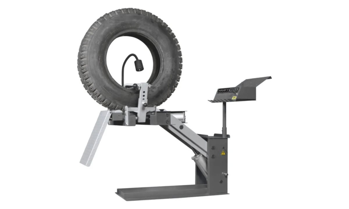  KraftWell KRW1TS Борторасширитель стационарный для грузовых колес. Пневмопривод. (1)