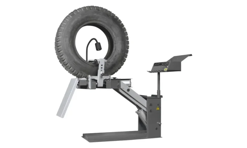 KraftWell KRW1TS Борторасширитель стационарный для грузовых колес. Пневмопривод. фото