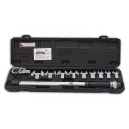  Динамометрический ключ 40-210 Нм. с набором рожковых насадок 13-30, 4673, Hans мни (0)