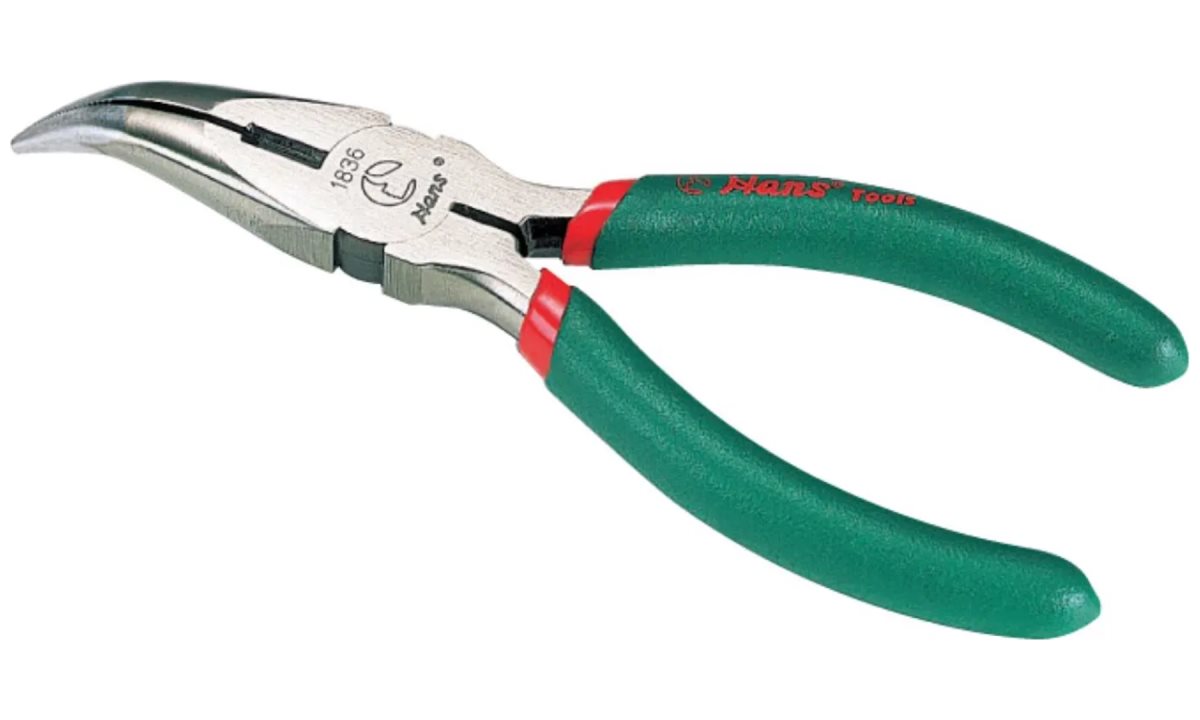  Плоскогубцы-длинногубцы изогнутые Hans, 1836-06 (0)