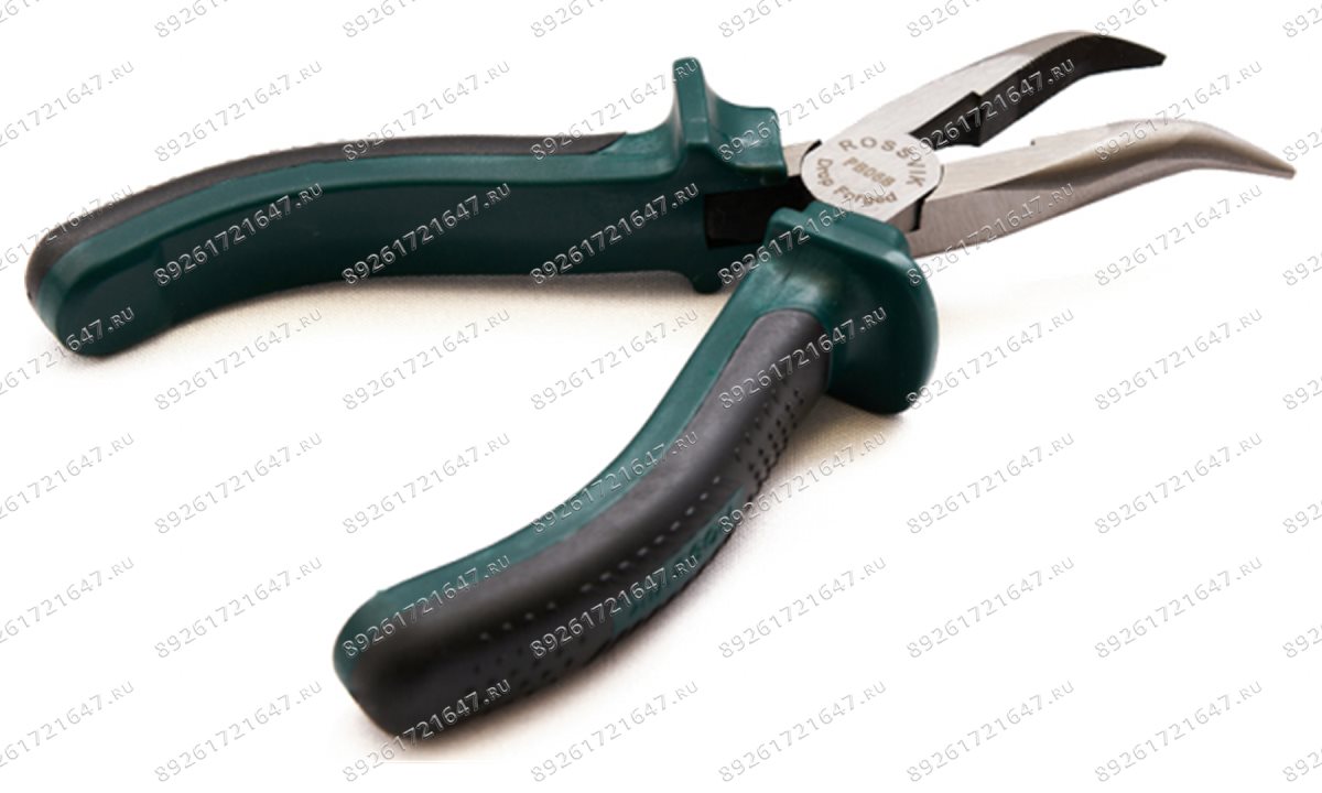  PB06B Длинногубцы загнутые ROSSVIK 6