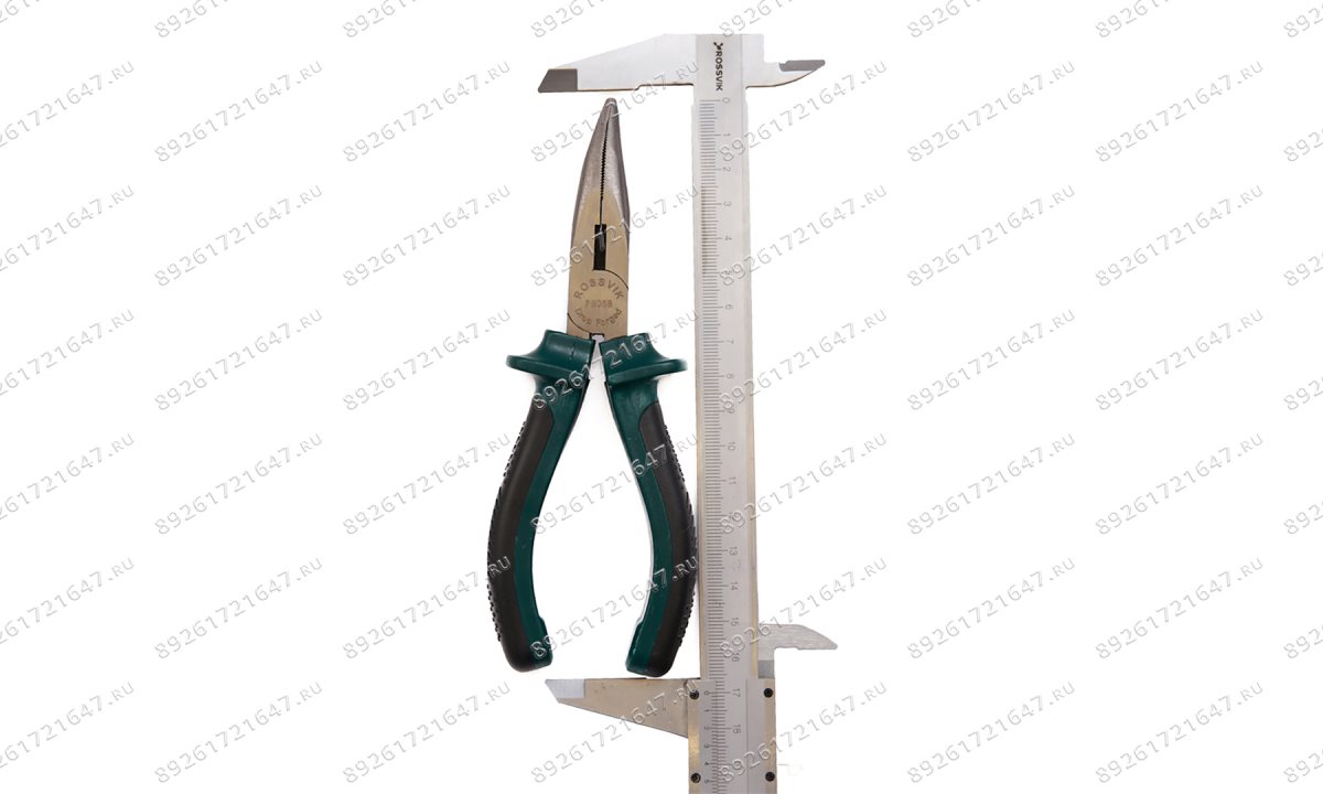  PB06B Длинногубцы загнутые ROSSVIK 6