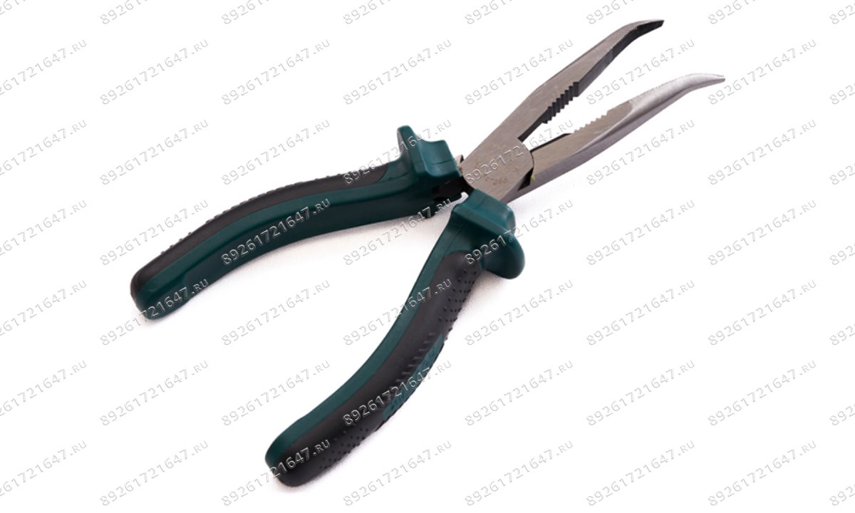  PB08B Длинногубцы загнутые ROSSVIK 8