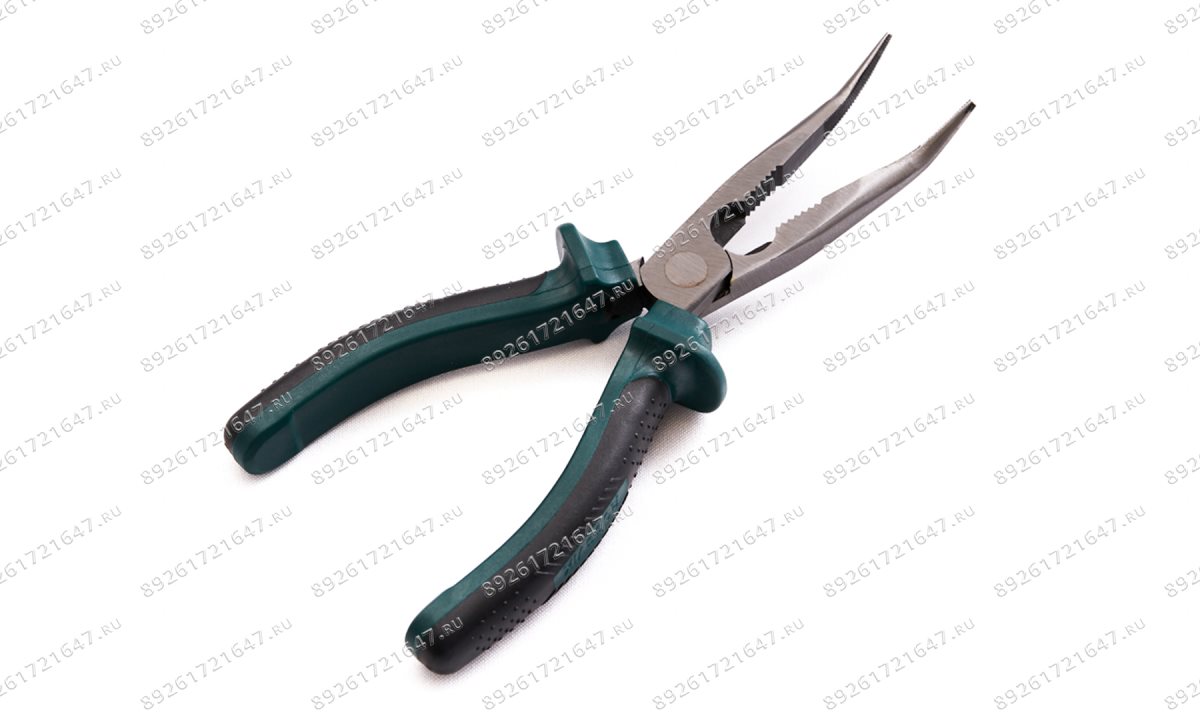  PB08B Длинногубцы загнутые ROSSVIK 8