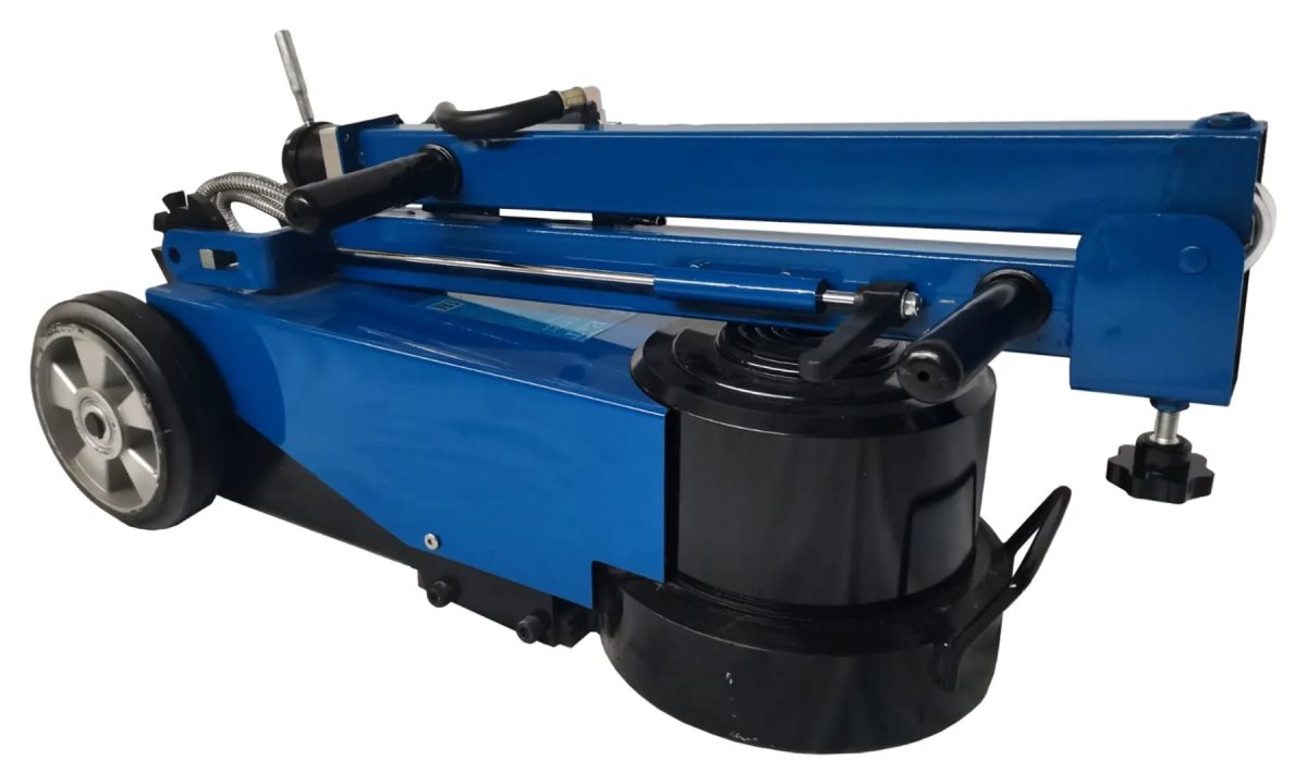  Домкрат пневмогидравлический подкатной проф складной 120/60т HJ-120/60F AE&T (1)