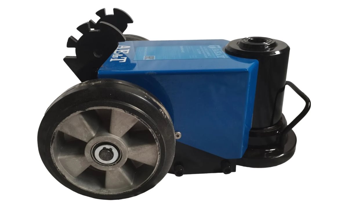  Домкрат пневмогидравлический подкатной проф 30т складной HJ-30F AE&T (1)