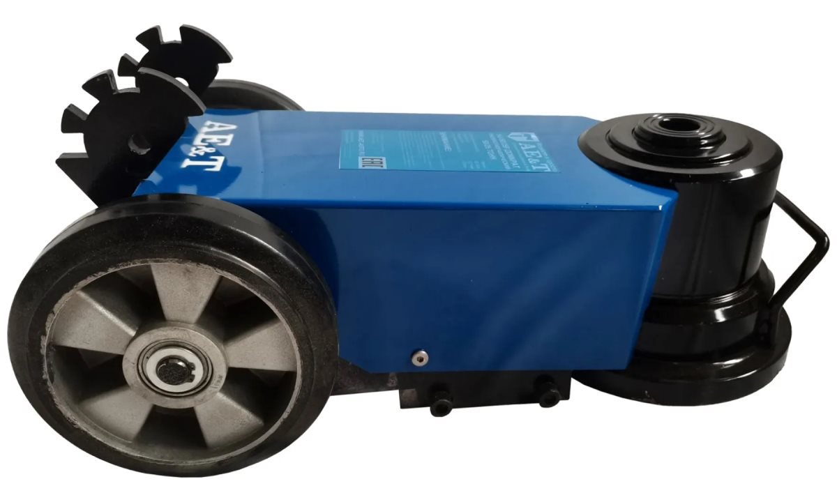  Домкрат пневмогидравлический подкатной проф 50/25т складной HJ-50/25F AE&T (1)