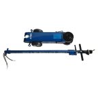  Домкрат пневмогидравлический подкатной проф 80/40т высокий HJ-80/40H мни (7)