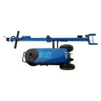  Домкрат пневмогидравлический подкатной проф 80/40т складной высокий HJ-80/40HF мни (8)