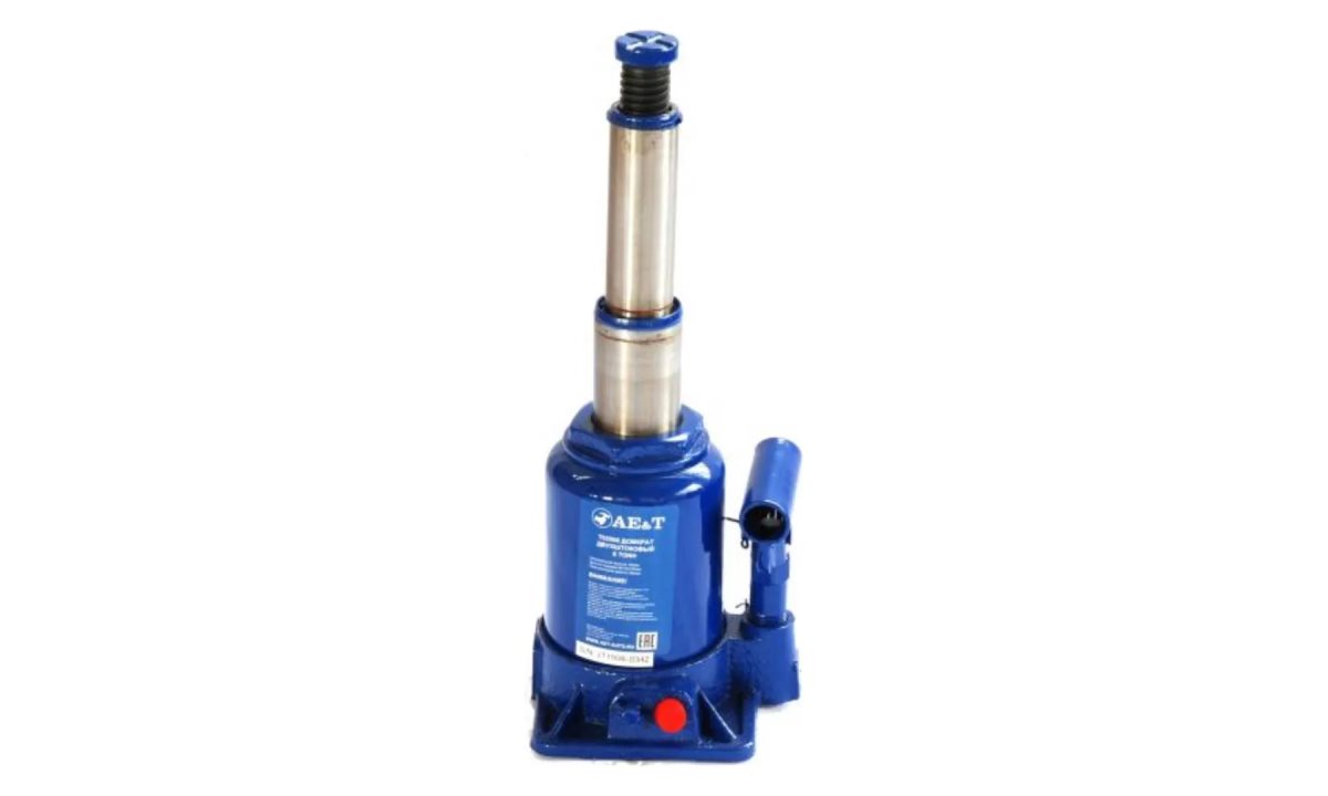  Домкрат бутылочный двухштоковый T02006 AE&T 6т (0)