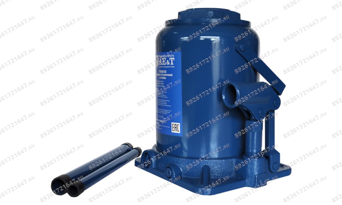  Домкрат бутылочный двухштоковый T02032i AE&T 32т (1)