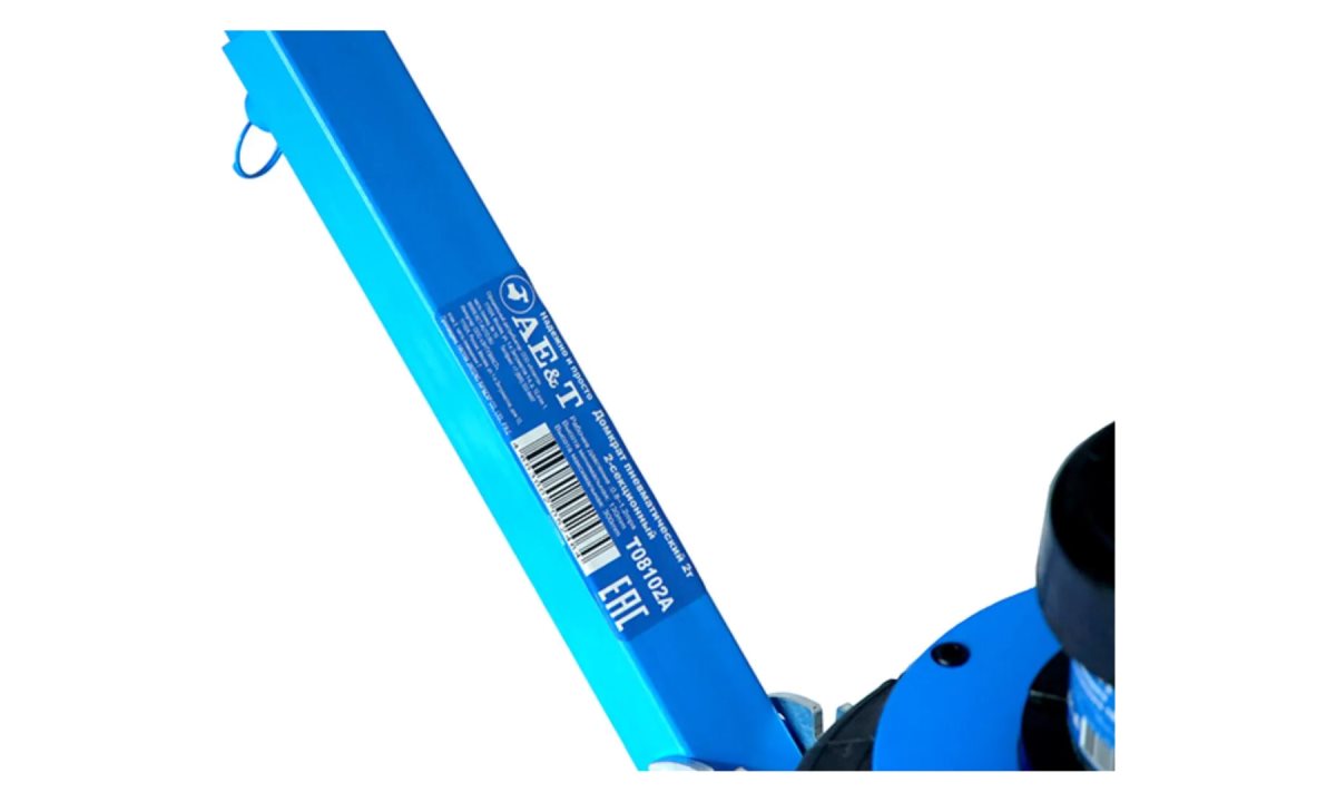  Домкрат 2т 2-секционный T08102A пневматический с ручкой AE&T (1)