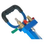  Пневматический 3-секционный домкрат  с ручкой T08103A  3т AE&T мни (3)