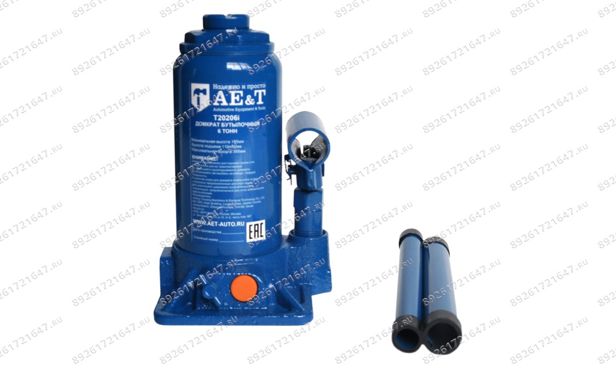  Домкрат бутылочный T20206i AE&T 6т (0)