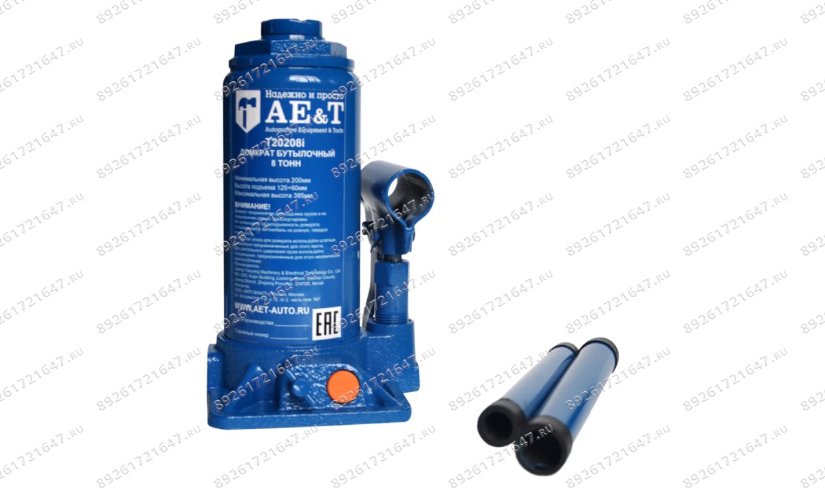  Домкрат бутылочный T20208i AE&T 8т (0)
