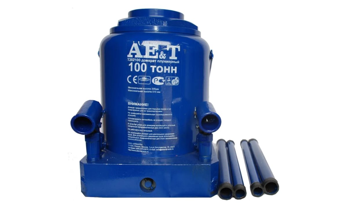  Домкрат бутылочный Т202100 AE&T 100т (1)