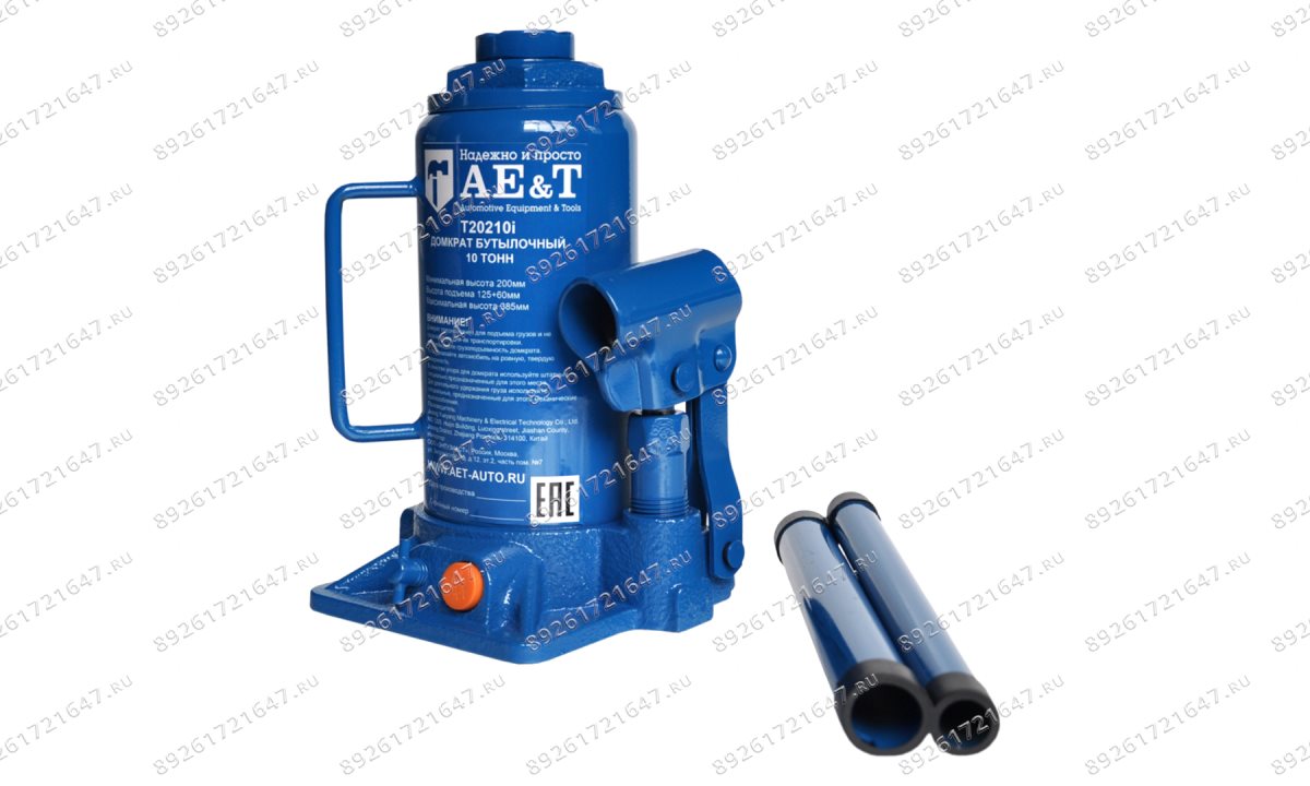  Домкрат бутылочный T20210i AE&T 10т (0)