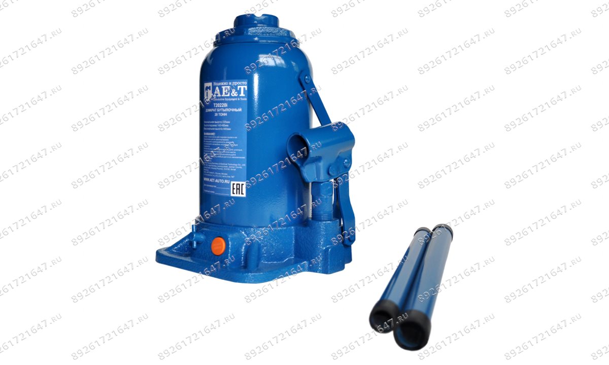  Домкрат бутылочный T20220i AE&T 20т (1)