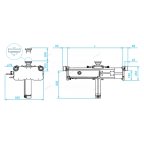  Домкрат пневмогидравлический ямный (канавный подъемник) 15т N501T мни (1)