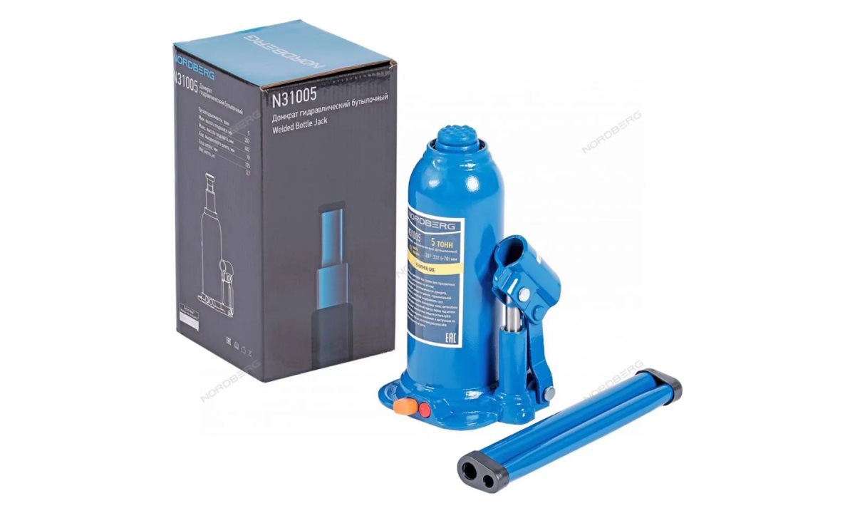  Домкрат бутылочный 5 т NORDBERG N31005 (0)